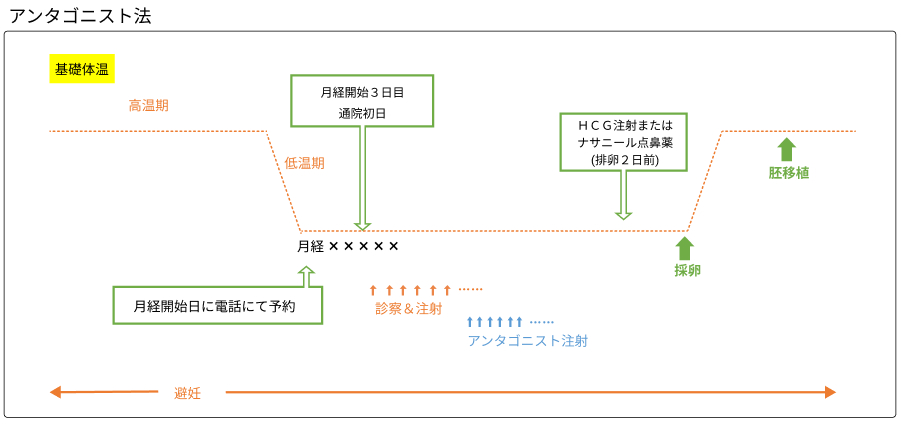 アンタゴニスト法図